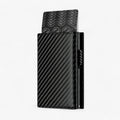 Cartera bi-fold RFID segura con bolsillo para monedas para hombre
