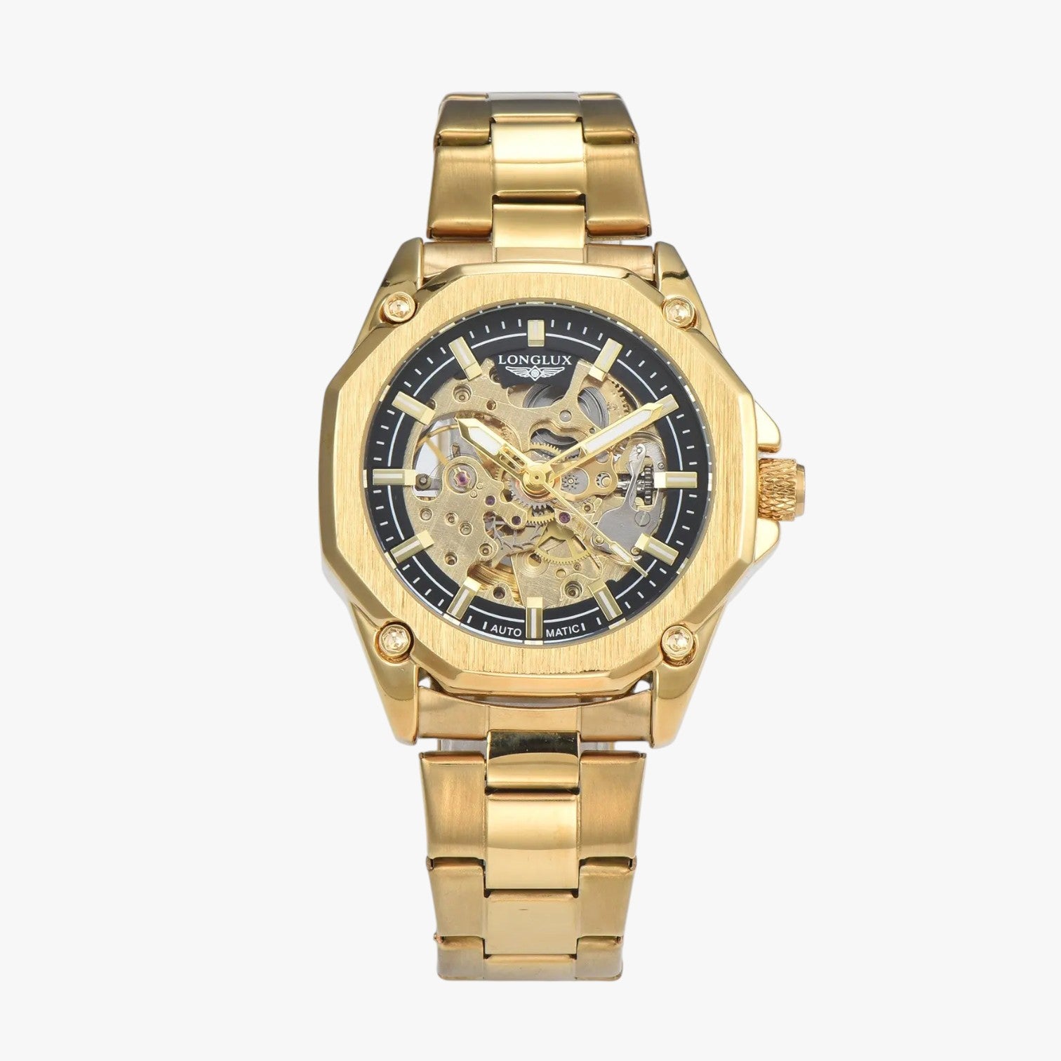 Orologio automatico scheletrato sportivo Uomo - Nero Dorato - automatico orologio orologio automatico scheletrato sportivo uomo watch watch for men watches WATCHES FOR MEN - Concept Palermo