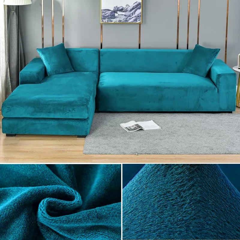 CouchCover - Morbido Copridivano Antiscivolo - Grigio