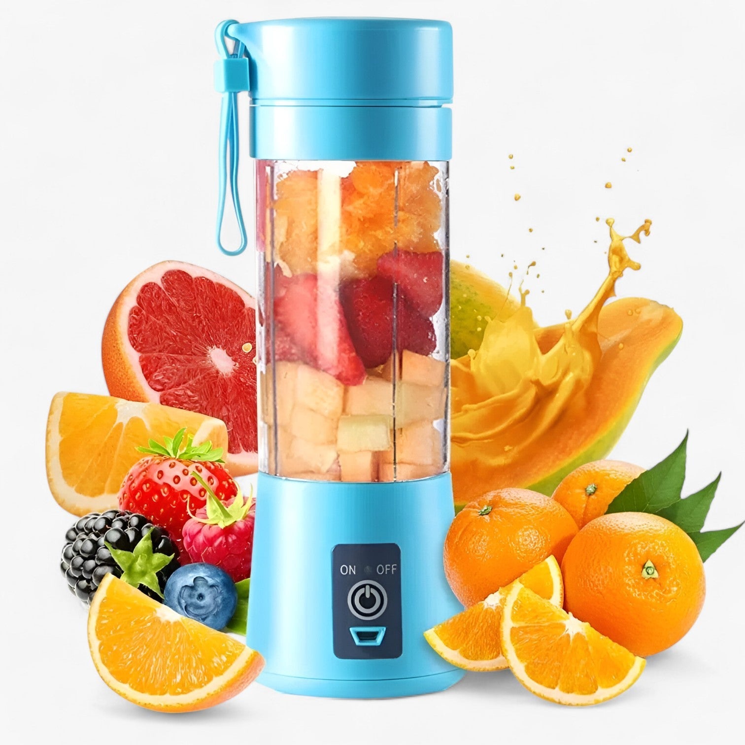 Estrattore USB portatile: Smoothie freschi in qualsiasi momento e ovunque Uomo - Blu - estrattore estrattore portatile freschi Kitchen kitchen & dining kitchen accessory kitchen gadgets momento ovunque portatile qualsiasi - Concept Palermo
