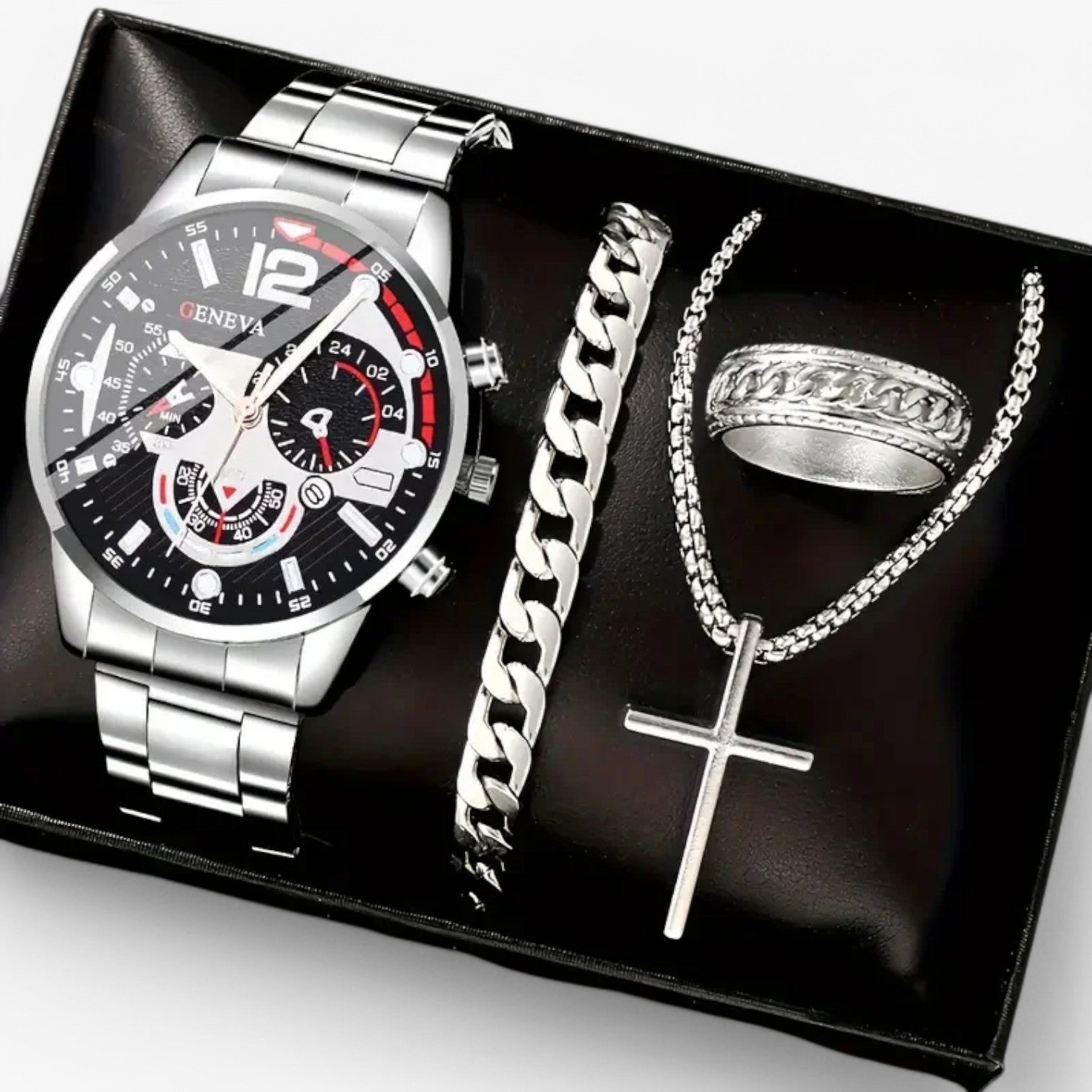 Set di orologi romani dorati - completo Uomo - - completo dorati mens accessory orologi orologi romani romani uomo watch watch for men watches - Concept Palermo
