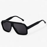 Luxe metalen oversized zonnebril Mannen