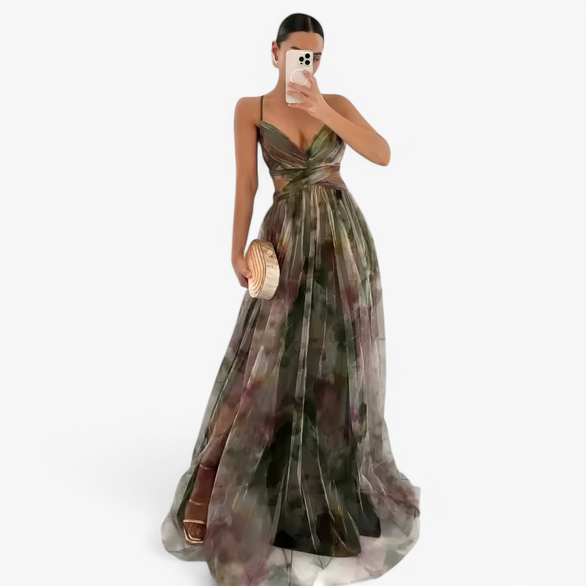 Abito Tubino Nero Elegante con Balza Donna - Vestito da Sera o Cocktail, Taglie S-XL - Verde militare - abito abito tubino balza donna dresses tubino - Concept Palermo