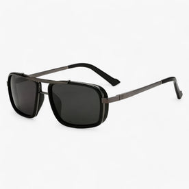Occhiali da pilota quadrati UV400 per uomini Uomo - Grigio da un blason - Linen Men mens accessory mens sunglasses occhiali occhiali pilota pilota quadrati sunglasses uomini uomo - Concept Palermo