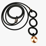 Statement: verstelbare luxe ketting met grote parelbedels Lana