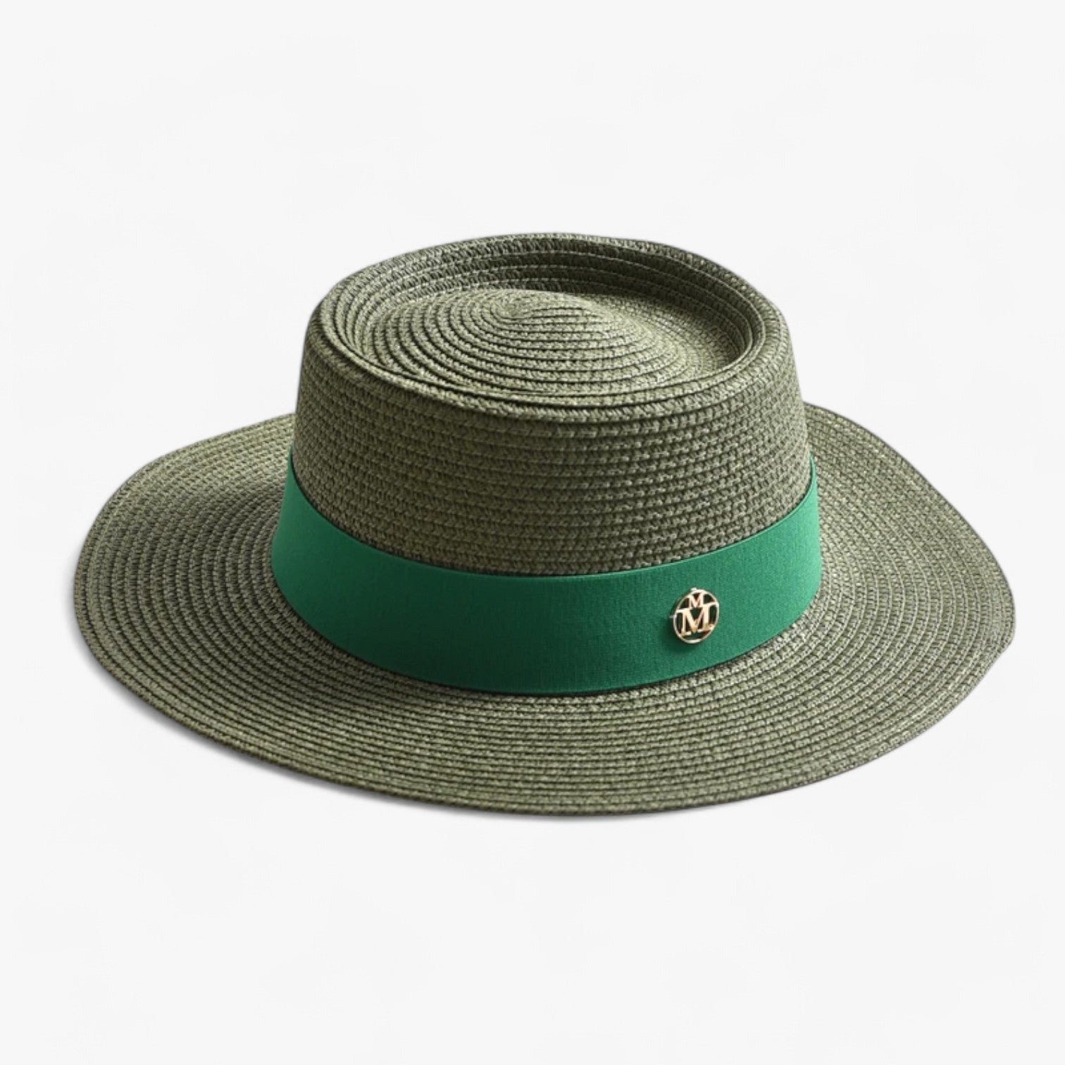 Cappello di paglia - Stile, leggero e adatto ai viaggi - legergroen 56-58CM - adatto bucket hats cappello cappello paglia hat Hat for girls leggero paglia stile viaggi women hat women's hat - Concept Palermo