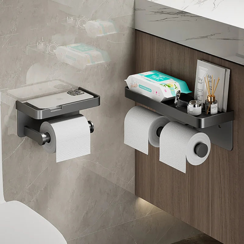 Porta rotolo di carta igienica multifunzionale Luxe Hold - - carta hold home & garden huis & tuin igienica luxe multifunzionale porta porta rotolo - Concept Palermo