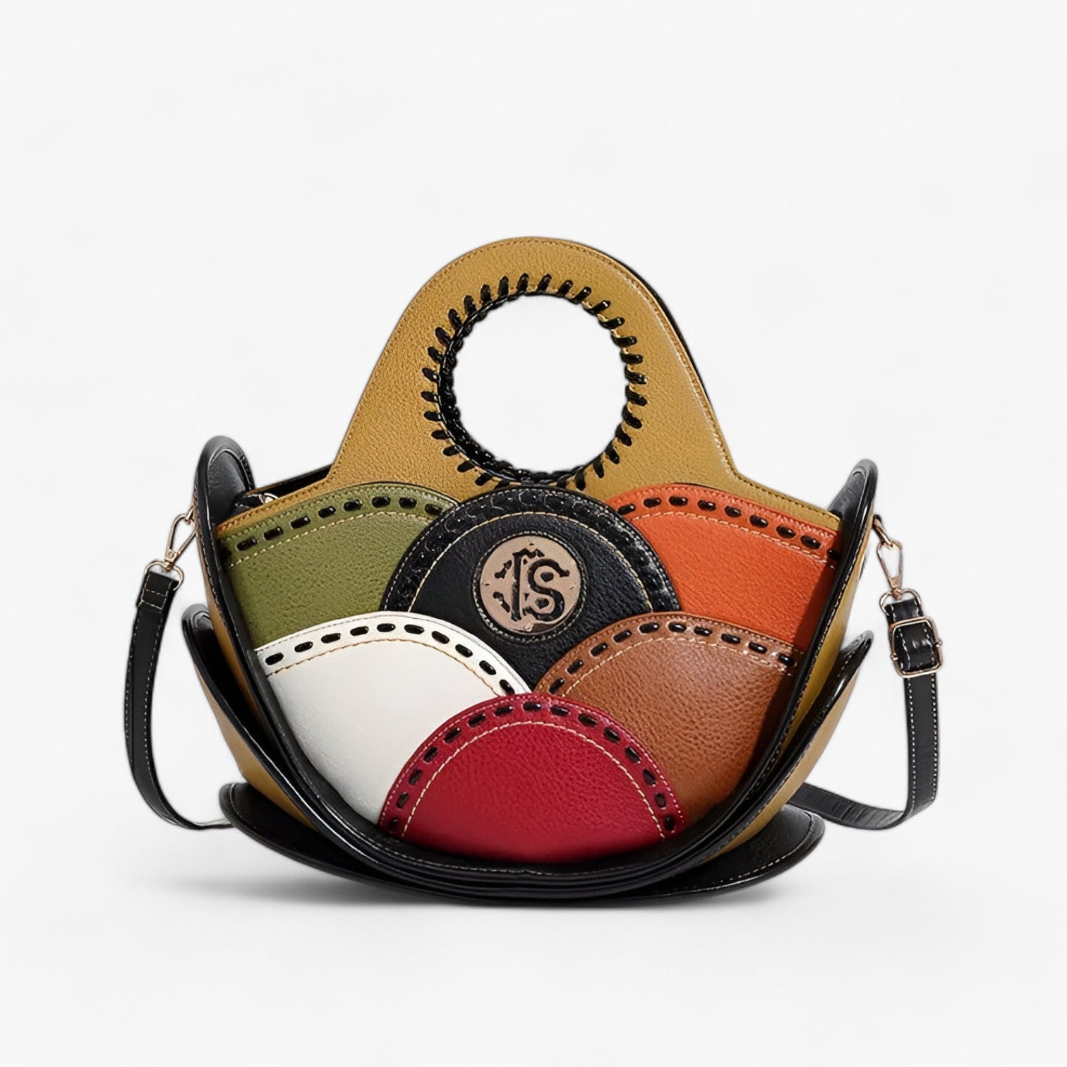 Grande Borsa a Spalla in Pelle con Ampi Scomparti - - ampi bags borsa borsa spalla pelle scomparti Shoulder Bags spalla Women's shoulder bag - Concept Palermo