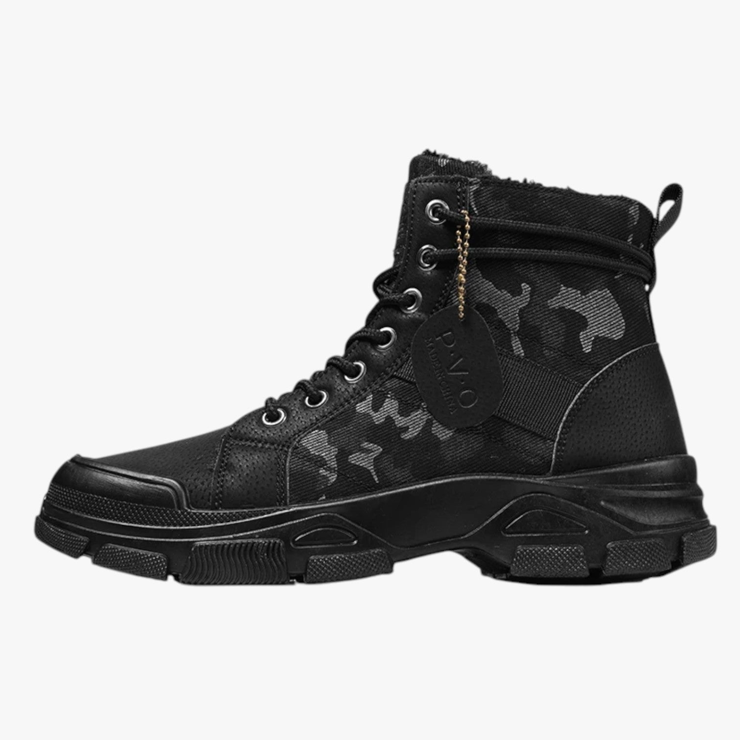 Stivali di Cotone Trendy, Caldi & Ultra Resistenti per Comfort Quotidiano Uomo - nero - caldi comfort cotone Men's Shoes quotidiano resistenti shoes shoes for men stivali stivali cotone - Concept Palermo