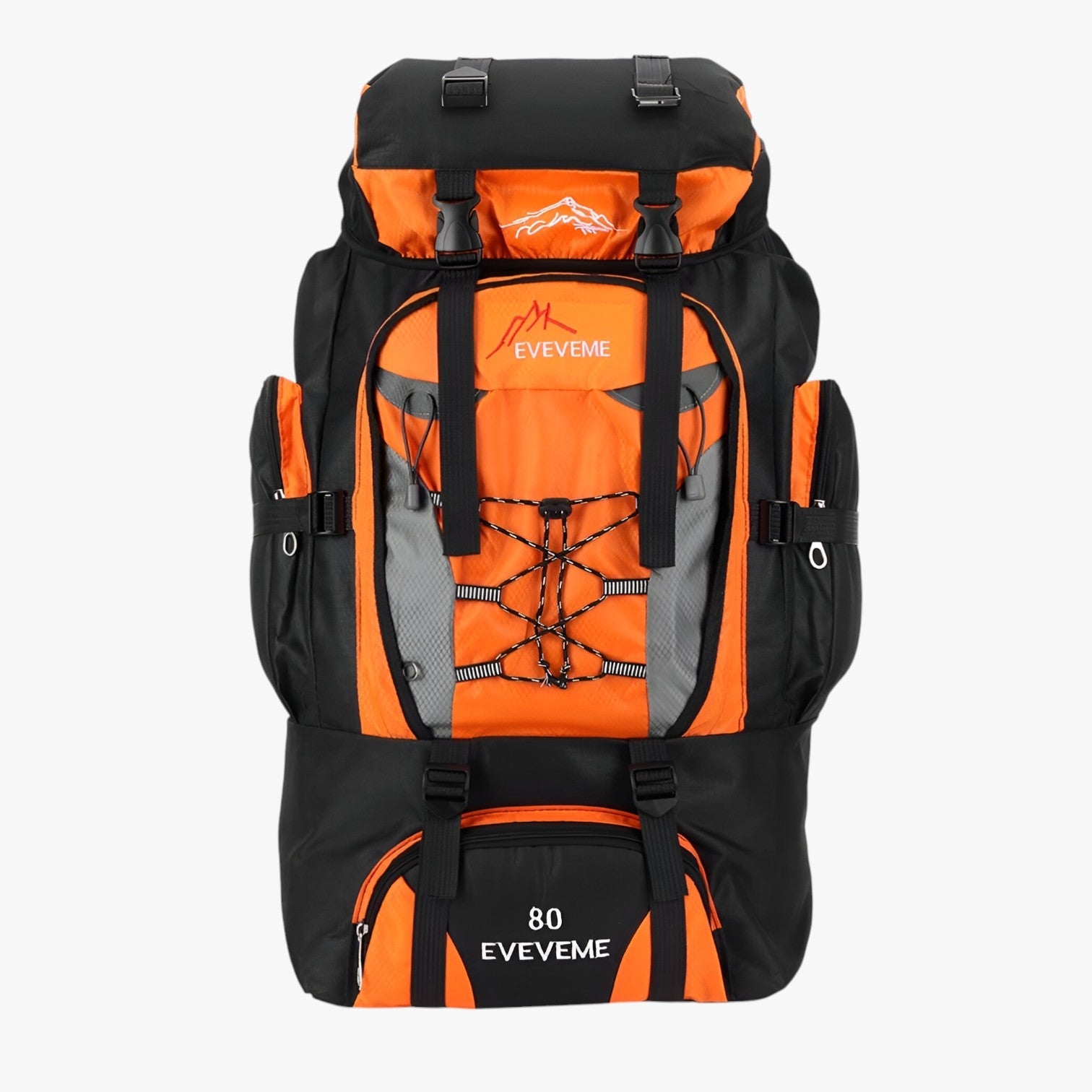 Zaino Trekking Impermeabile Uomo 60L - Grande, Resistente e Comodo per Avventura - Arancione 80L - avventura Backpacks Bags impermeabile mens bag pronto spazioso trekking uomo zaino - Concept Palermo