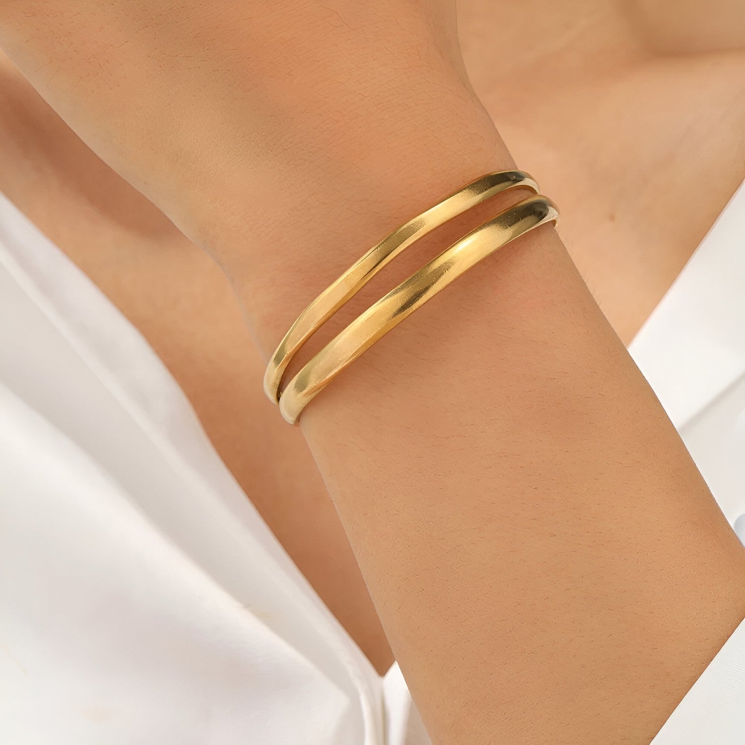 Bracciale Semplice a Due Strati – Eleganza Regolabile per Ogni Occasione Donna - - Accessories Jewelry bracciale bracciale semplice BRACELETS donna eleganza jewelry occasione ogni regolabile - Concept Palermo