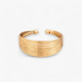 Pulsera tipo brazalete multicapa en oro vintage – pulsera ajustable para mujer