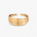 Vintage Gouden Multi-Laag Cuff Armband - Verstelbare Armband voor Dames