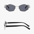 Poligonalne okulary przeciwsłoneczne UV400 – styl unisex i ochrona do sportów na świeżym powietrzu Męskie