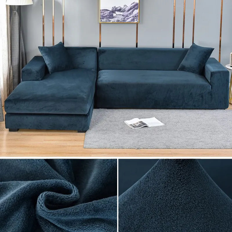 CouchCover - Morbido Copridivano Antiscivolo - Grigio