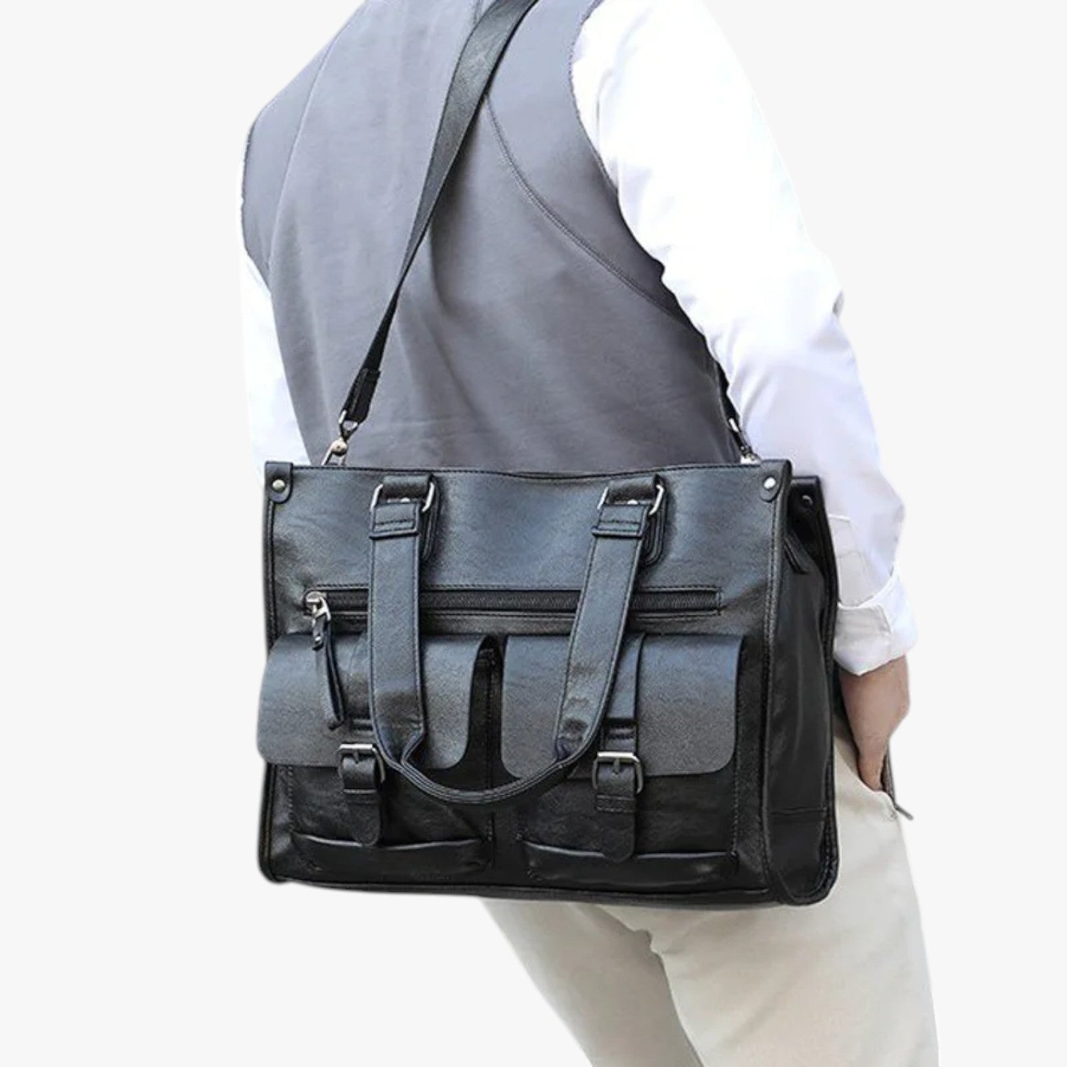 Marsupio in pelle PU da spalla per lavoro e viaggio Oro Donna - - Bags bags for men Crossbody Bags donna lavoro marsupio marsupio pelle mens bag pelle spalla viaggio - Concept Palermo