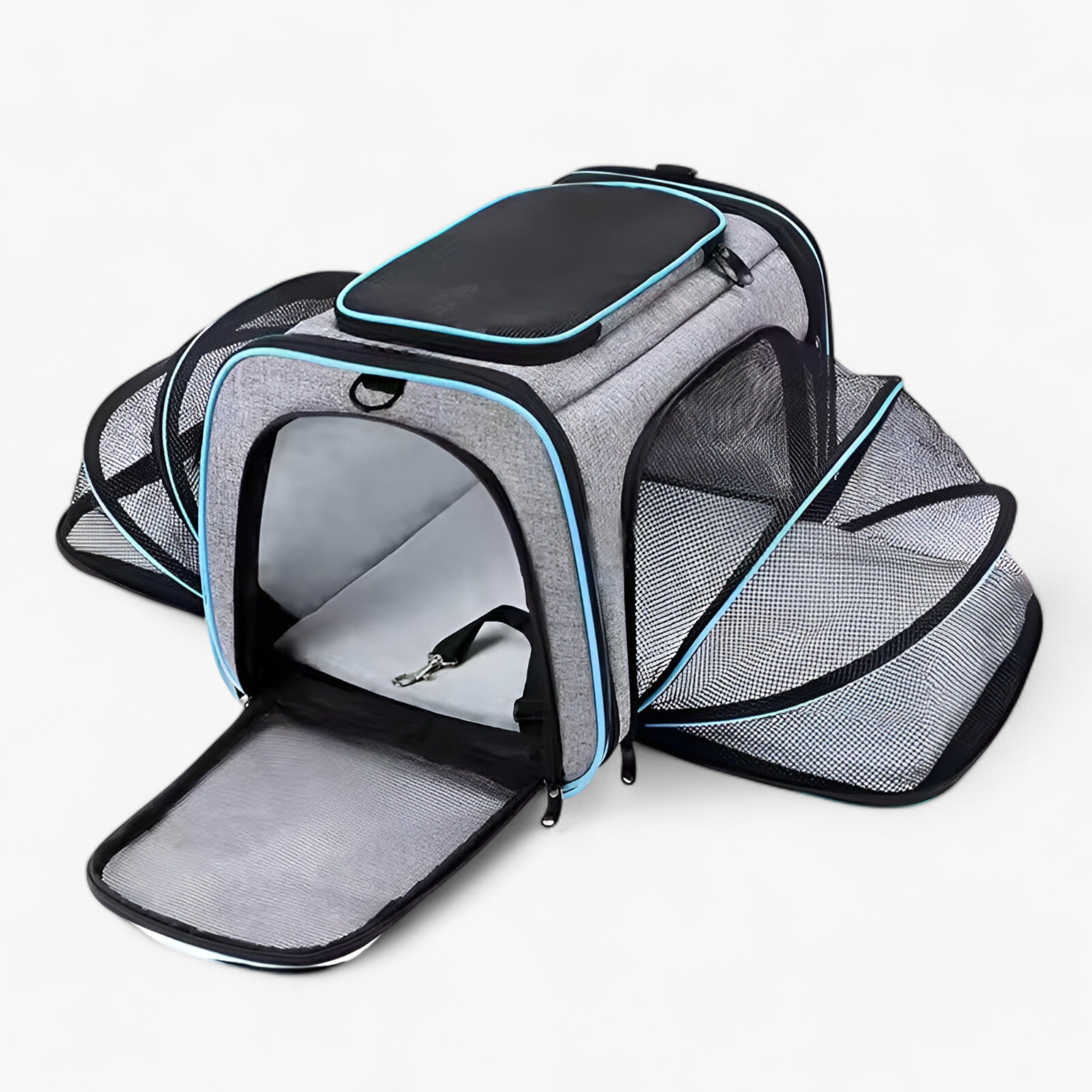 Zaino Trasportabile per Animali a Maglia e Pieghevole Uomo - Blu - animali Dog dog bag DOG SUPPLIES maglia pets & supplies pieghevole trasportabile uomo zaino zaino trasportabile - Concept Palermo