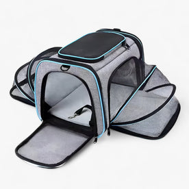 Zaino Trasportabile per Animali a Maglia e Pieghevole Uomo - Blu - animali Dog dog bag DOG SUPPLIES Linen maglia Men pets & supplies pieghevole trasportabile uomo zaino zaino trasportabile - Concept Palermo