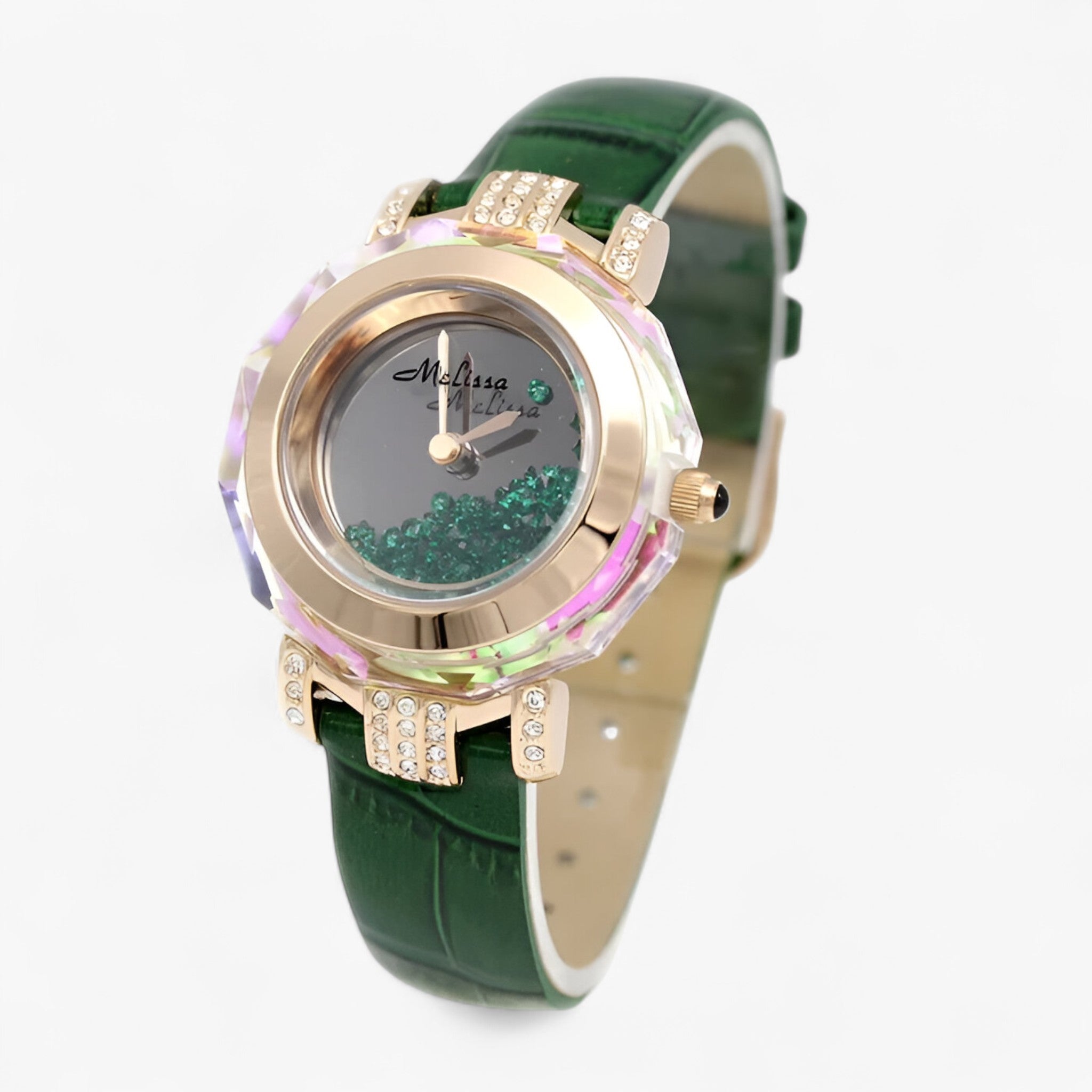 Orologio da donna con cristalli austriaci e movimento al quarzo giapponese Pelle - - austriaci cristalli donna female watch giapponese movimento orologio orologio donna pelle watch for women - Concept Palermo