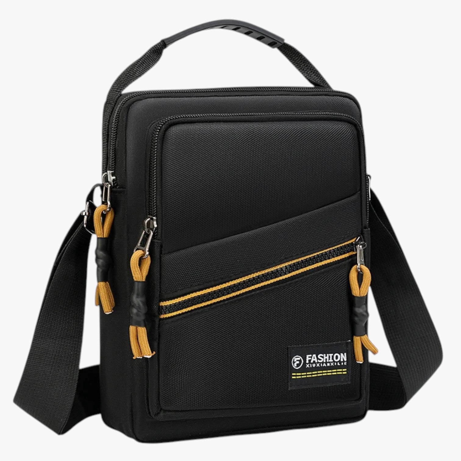 Borsa messenger antifurto da viaggio uomo - nero - antifurto bag Bags bags for men borsa borsa messenger Crossbody Bags mens bag messenger Shoulder & Crossbody Bags uomo viaggio - Concept Palermo