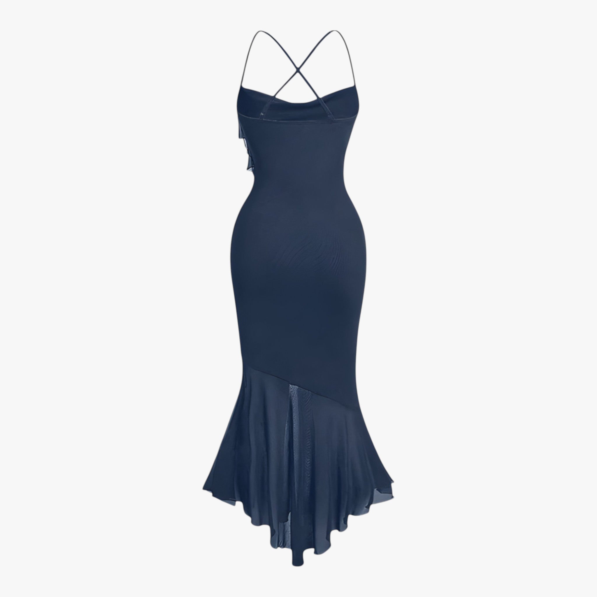 Abito drappeggiato midi - Senza tempo e seducente Donna - - abito abito drappeggiato donna drappeggiato dresses midi seducente tempo - Concept Palermo