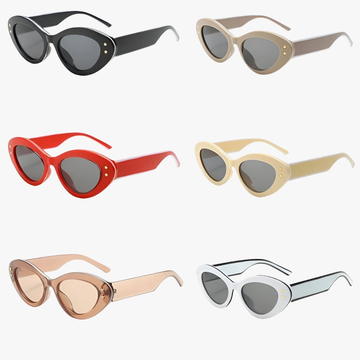 Occhiali da sole retro con protezione UV400 - - Cat Eye Sunglasses Fashion Sunglasses occhiali occhiali sole polarized sunglasses women protezione retro sole sunglasses - Concept Palermo