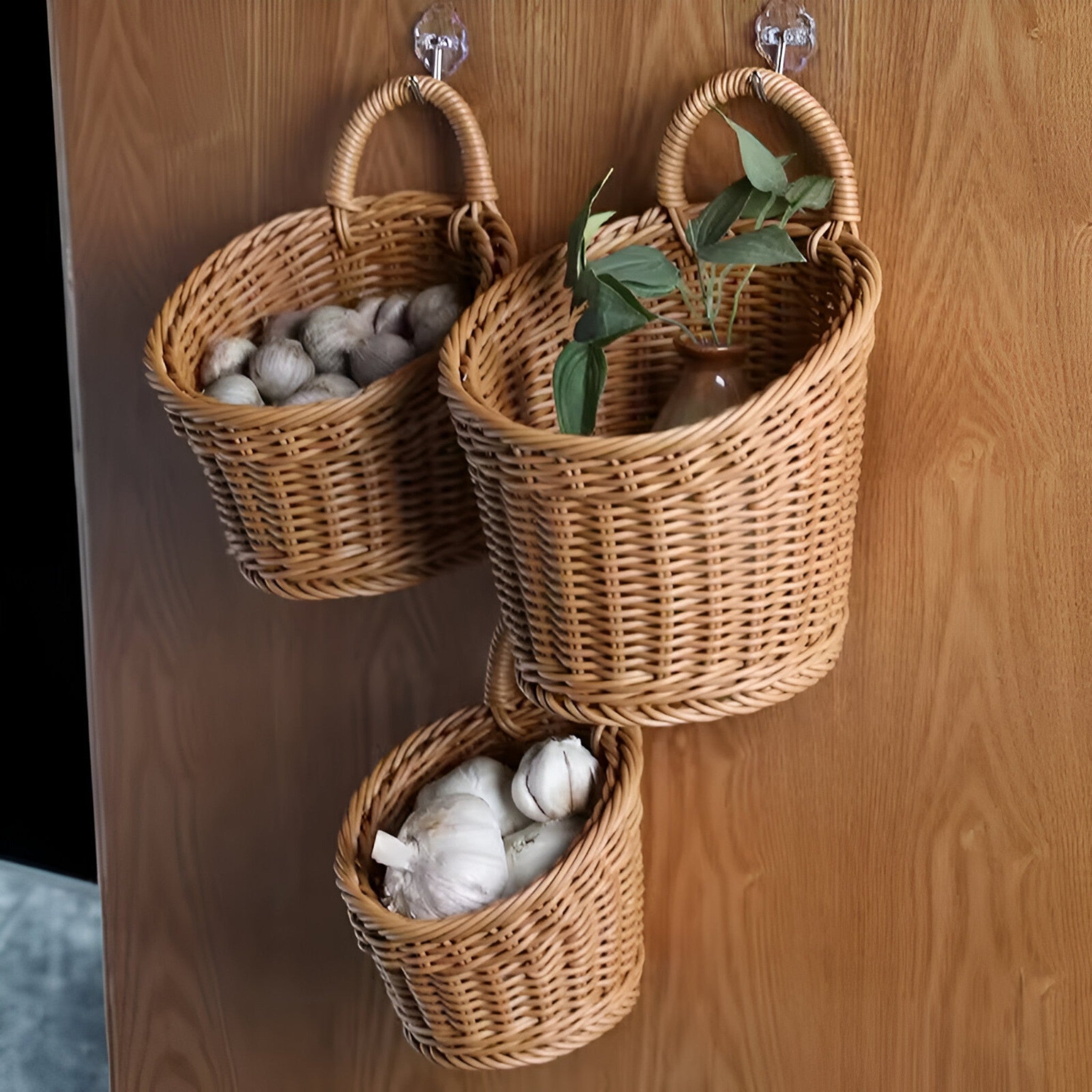 Cestino da appendere intrecciato - - appendere cestino cestino appendere home & garden huis & tuin intrecciato - Concept Palermo