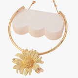Heren ketting met zonnebloem hanger