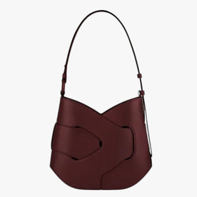 Borsa a tracolla in pelle intrecciata - Francia Bordeaux Scuru 26x6x28cm - bag Bags borsa borsa tracolla intrecciata Linen pelle Shoulder Bags tracolla Unisex women bags - Concept Palermo