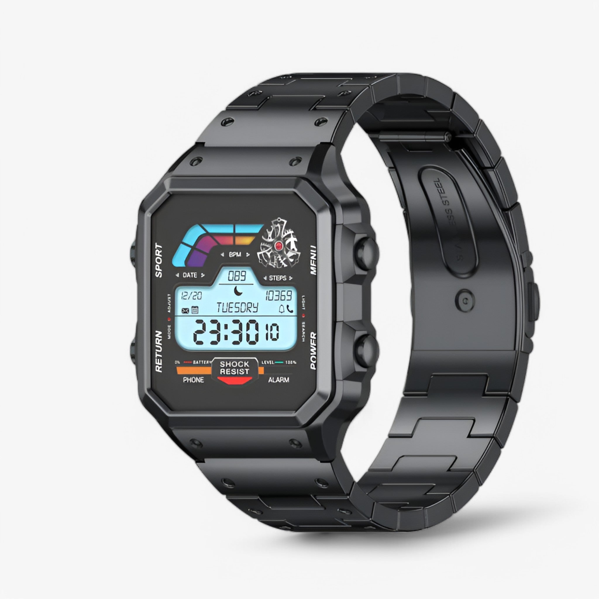 Smartwatch AMOLED GPS Uomo/Donna, Cardiofrequenzimetro, Monitor Sonno, Impermeabile - AW39 Nero - accessoires alta fascia horloges intelligente orologio orologio intelligente watches - Concept Palermo