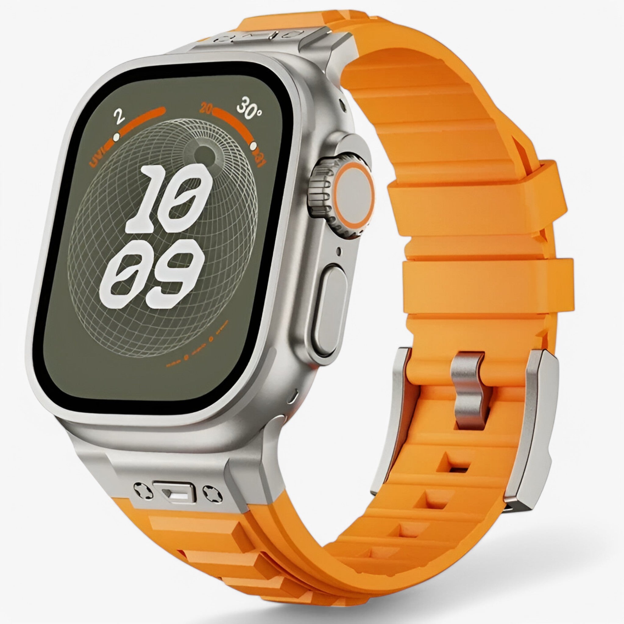 Cinturino Sportivo in Silicone per Apple Watch - arancio titanio - accessoires apple cinturino cinturino sportivo horloges silicone sport sportivo watch watches - Concept Palermo