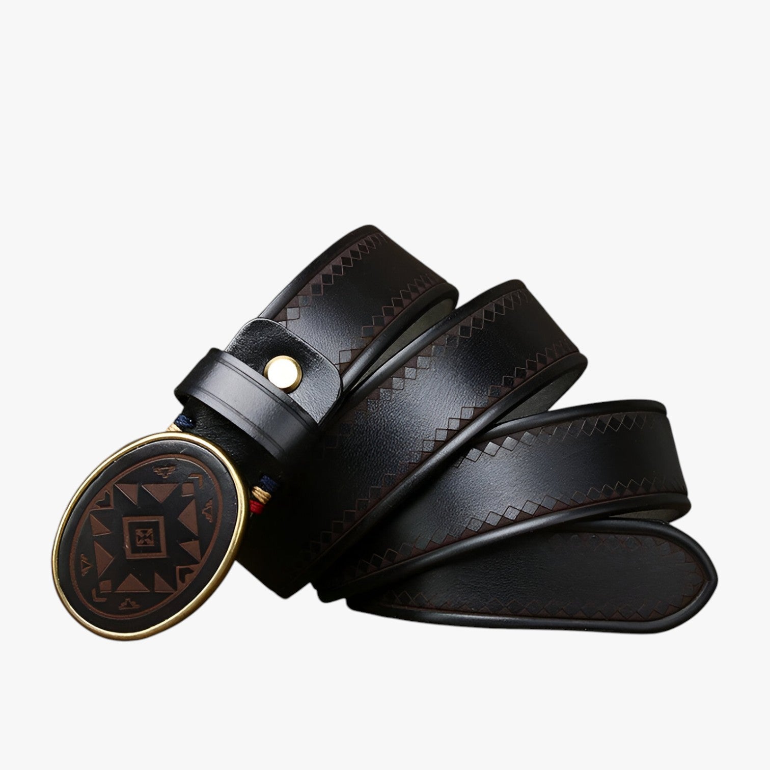 Cintura in pelle per jeans Uomo - - Belts belts for men cintura cintura pelle jeans Mens belt pelle uomo - Concept Palermo