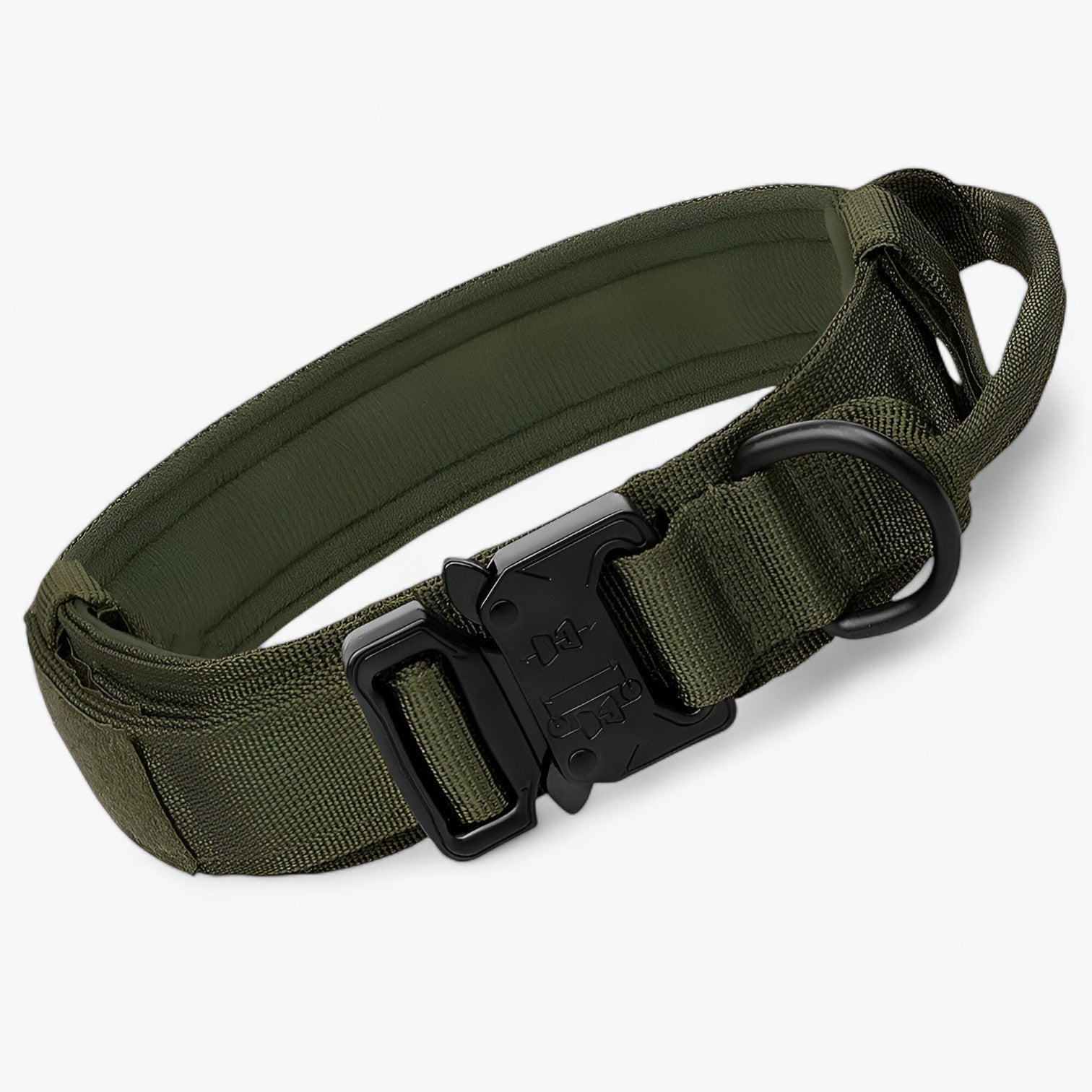 Collare tattico per cani con manico per addestramento Uomo - Collare Verde - addestramento cani collare collare tattico Dog Collar DOG SUPPLIES manico pets & supplies tattico uomo - Concept Palermo