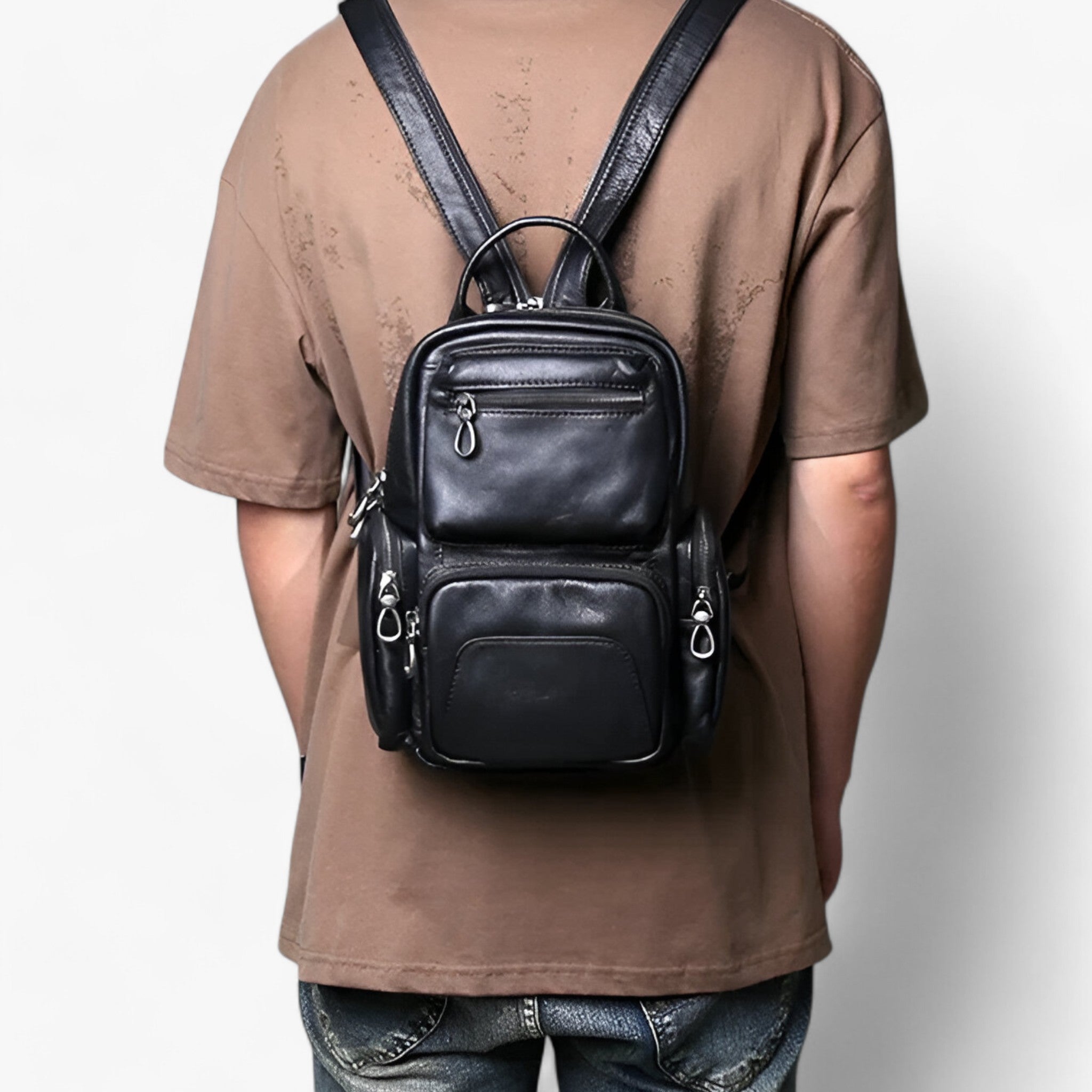 2 in 1 borsa - Stilosy e spaziosa Pelle - - accessoires bags borsa pelle spaziosa stilosy tassen - Concept Palermo
