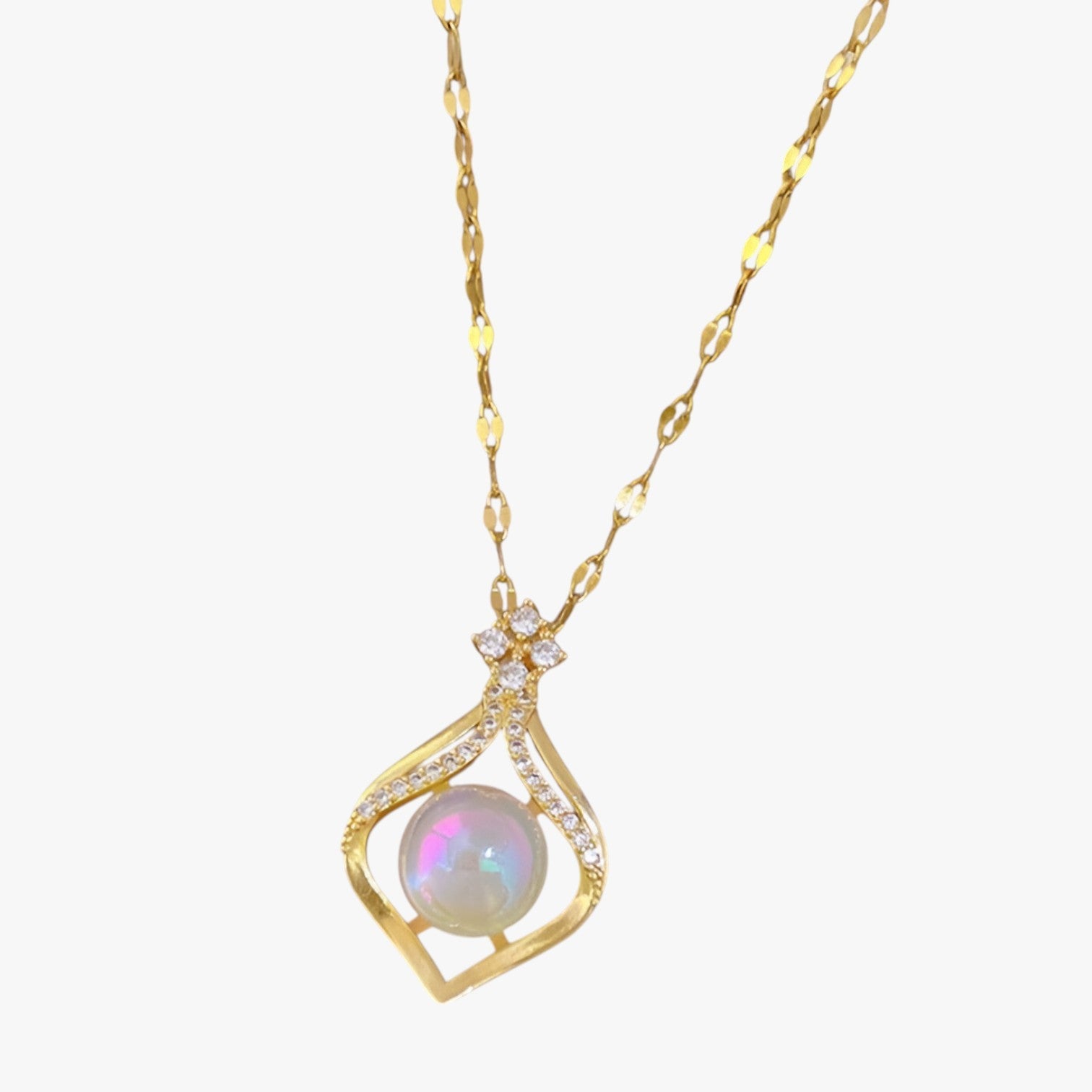 Collana di perle sirena glamourosa Oro Lana Donna - - collana collana perle donna elegant womens necklaces glamourosa jewelry lana Necklace NECKLACES Necklaces for Women perle sirena - Concept Palermo