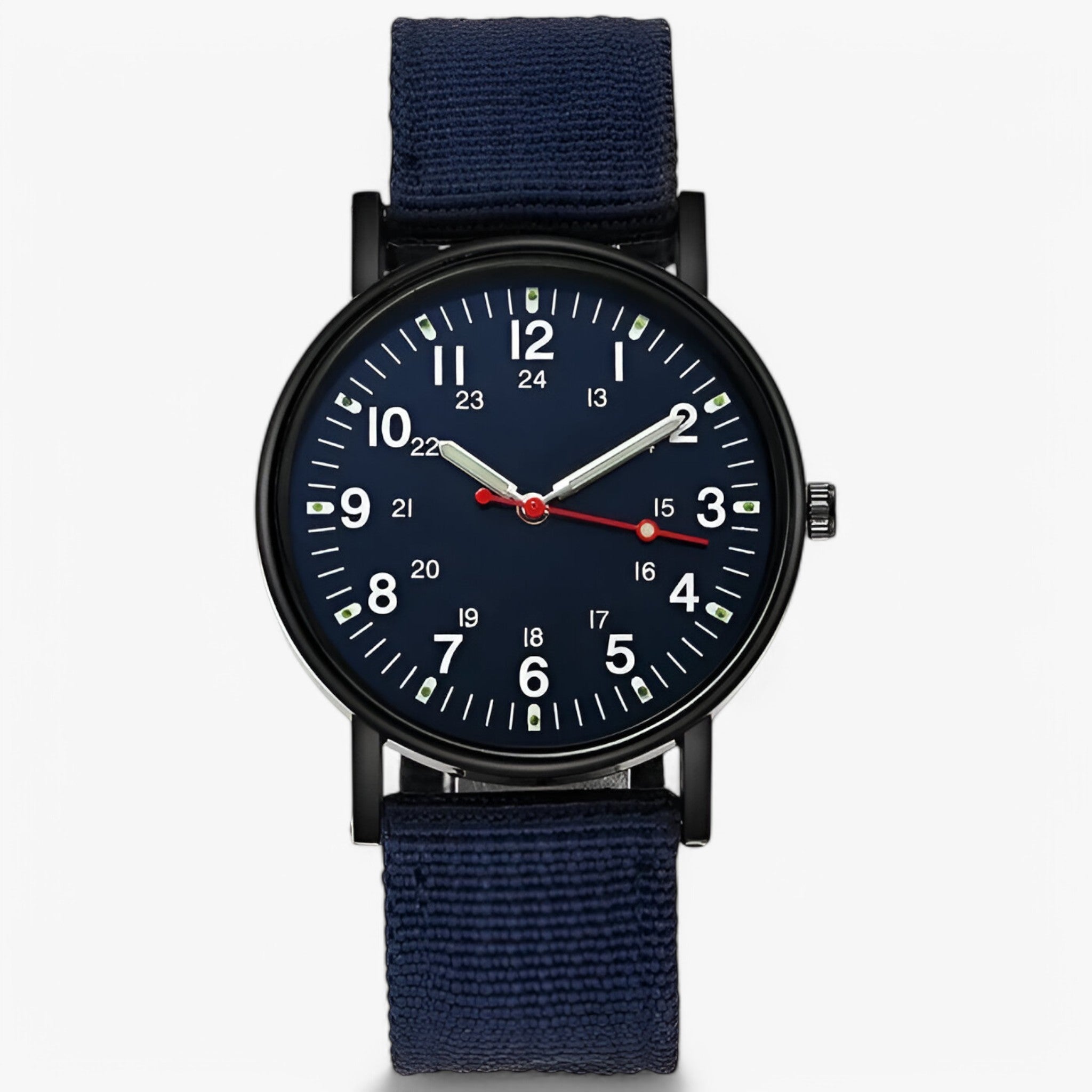 Orologio Sportivo Militare da Uomo con Cinturino in Nylon Resistente - Blu scuro - accessoires horloges militare nylon orologio orologio militare sport sportivo uomo watches - Concept Palermo