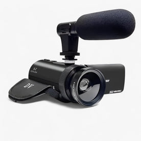 Camcorder HD con Microfono per Vlog Lino Uomo - Nessuna Scheda - camcorder camcorder microfono camera gadget gadgets Linen lino Men microfono uomo vlog - Concept Palermo