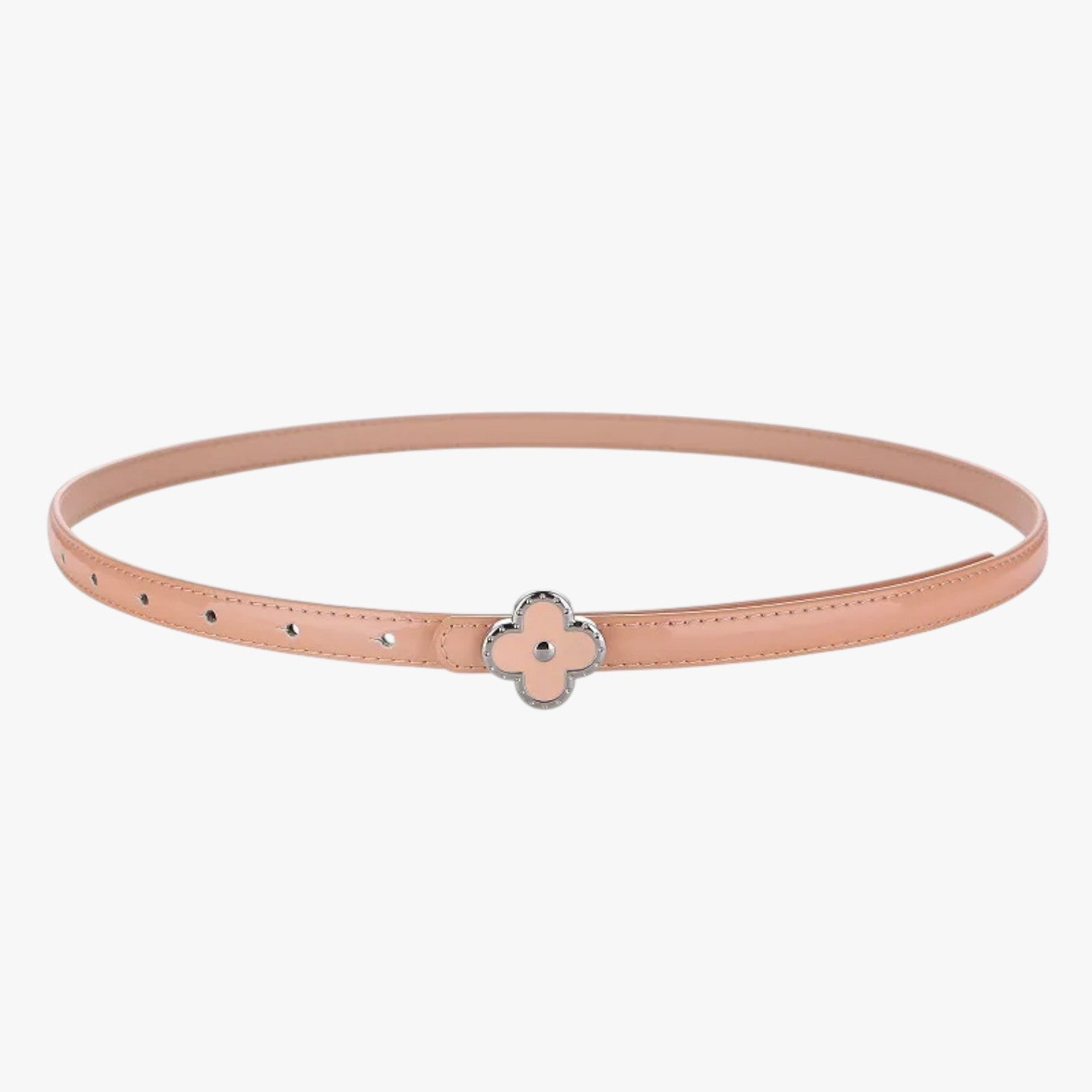Cintura Uomo in Vera Pelle Sottile Nera per Abiti Eleganti e Casual - rosa 100cm - Belts cintura cintura sottile outfit pelle sottile uomo vera waist belt for women Womens belt - Concept Palermo
