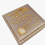 Hartvormige parelketting