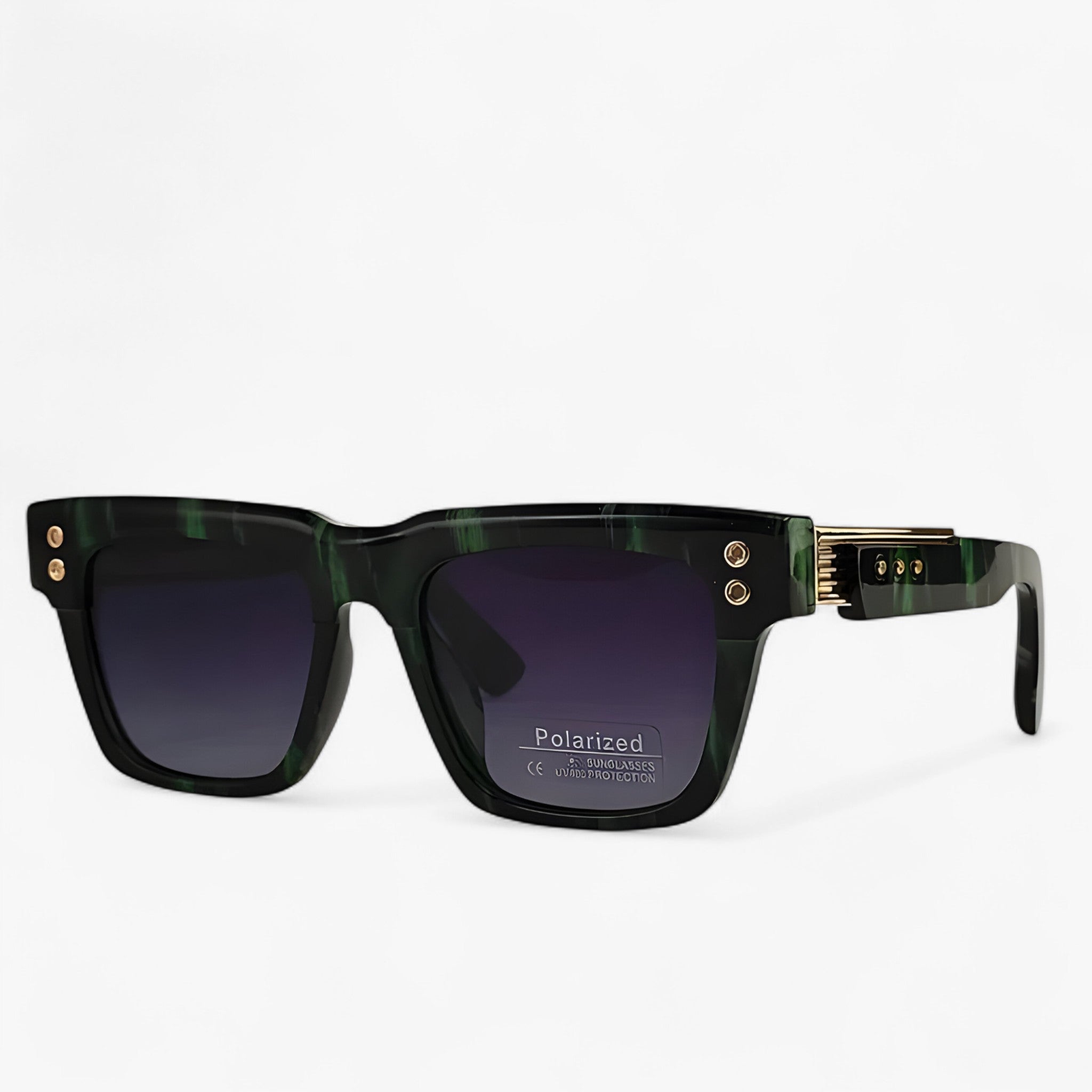 Occhiali da sole quadrati polarizzati steampunk Uomo - Modello verde - Fashion Sunglasses men sunglasses polarized mens sunglasses occhiali occhiali sole Polarized man sunglasses polarizzati quadrati sole steampunk sunglasses sunglasses polarized men uomo - Concept Palermo