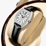 Dameshorloge LIGE Sunkta quartz, leer, waterdicht