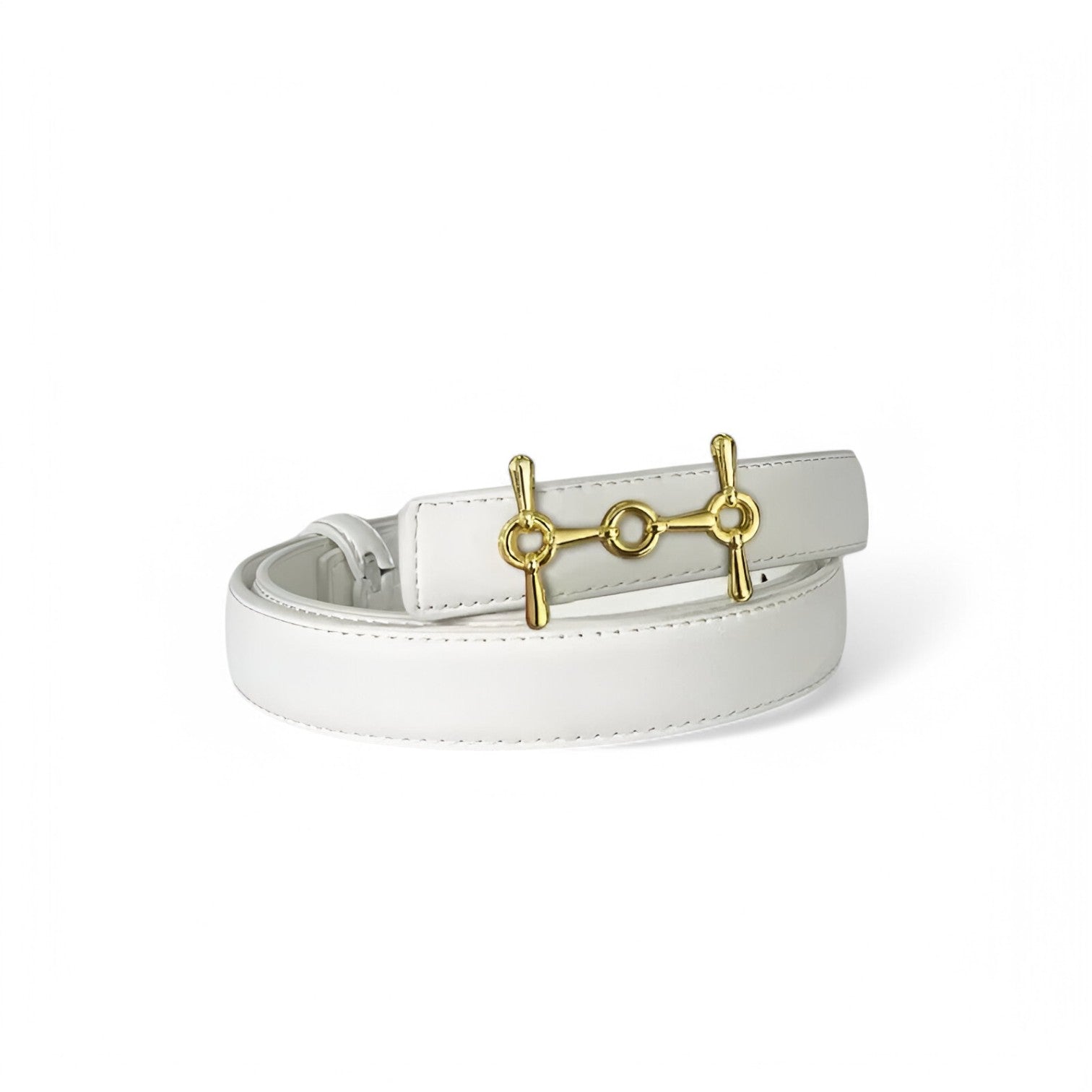 Design senza tempo e vestibilità Pelle - bianco 110cm - belts design design tempo pelle tempo vestibilità waist belt for women Womens belt - Concept Palermo