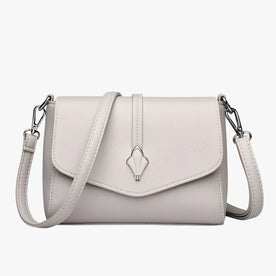 Borsa a Tracolla Nera Donna in Pelle PU, Piccola Elegante con Catena Oro e Interno Spazioso - Bianco riso - bags borsa borsa tracolla handbags Linen pelle tracolla Unisex women bags Women's handbags Women's shoulder bag - Concept Palermo