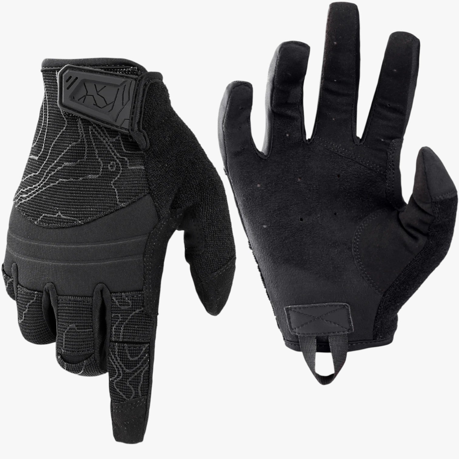 Guanti tattici touch screen traspiranti a dita complete Uomo - Full Finger Black - complete dita gloves gloves for men guanti guanti tattici mens gloves screen tattici touch traspiranti - Concept Palermo