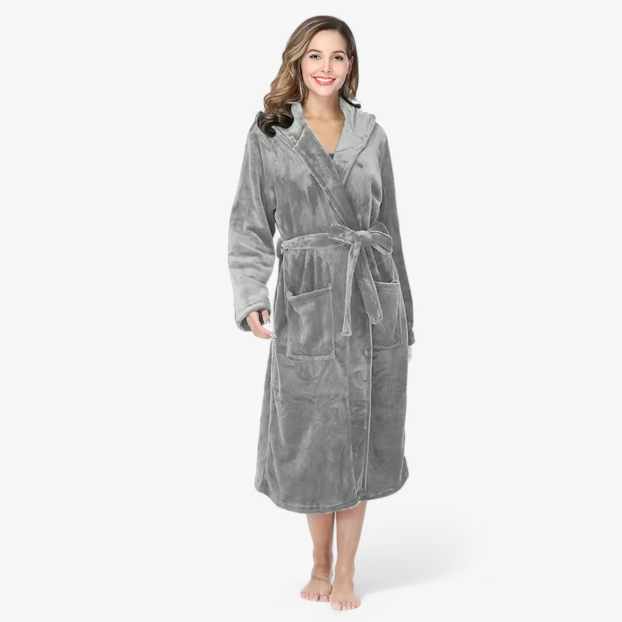 Accappatoio in Fleece Morbido e Caldo Donna - - accappatoio accappatoio fleece amalie | accappatoio in fleece morbido e caldo - € caldo donna fleece - Concept Palermo