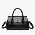 Bolso de hombro retro compacto para mujer, moderno y sostenible de piel PU