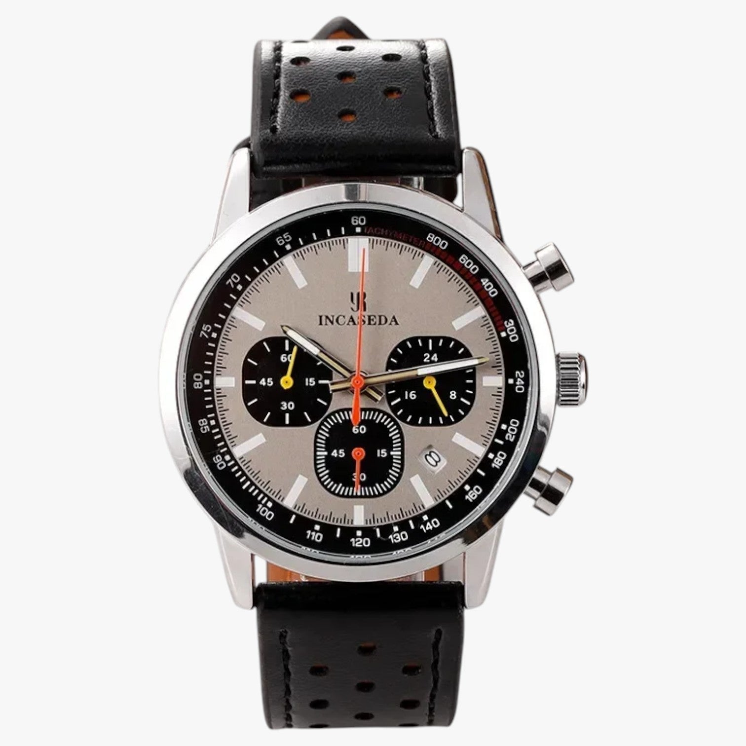 Orologio Uomo INCASEDA Cronografo al Quarzo Lusso, Ultra Luminoso, Elegante - - cronografo incaseda luminoso orologio orologio uomo quarzo uomo watch watch for men watches WATCHES FOR MEN - Concept Palermo