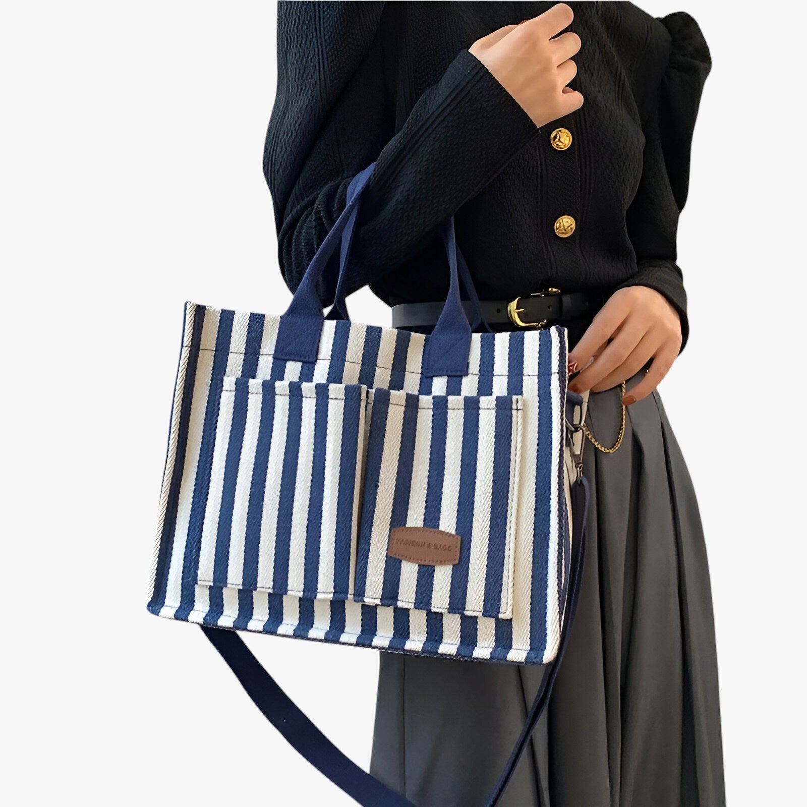Ampia borsa a tracolla in tela per il giorno e i viaggi Uomo - - ampia ampia borsa bags borsa giorno handbags tela tracolla uomo Women's handbags - Concept Palermo