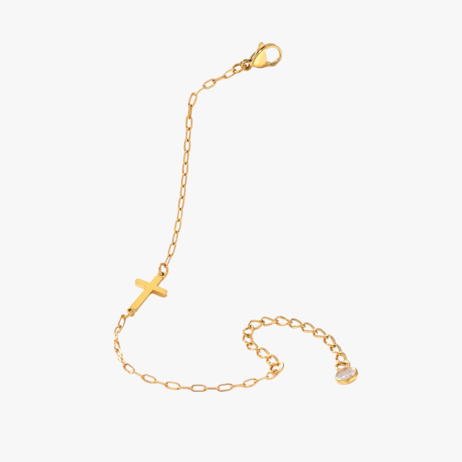 Bracciale con Croce in Acciaio – Eleganza Resistente all’Acqua Donna - - acciaio acqua bracciale bracciale croce BRACELET BRACELET FOR WOMEN BRACELETS bracelets for women croce donna eleganza jewelry women bracelets - Concept Palermo