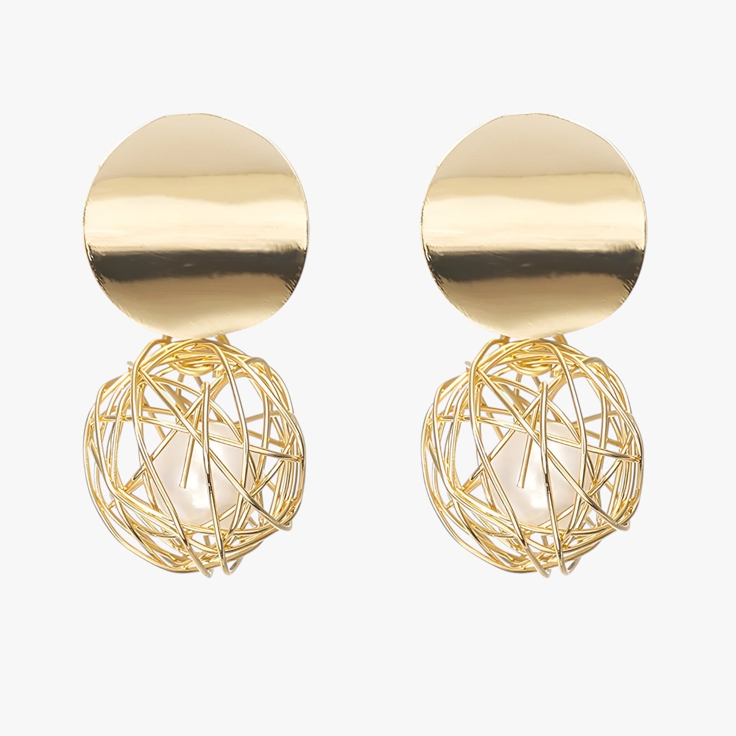 Orecchini a sfera in oro - con un tocco vintage Donna - - donna EARRINGS jewelry New Fashion Earrings orecchini orecchini sfera sfera tocco vintage womens earring - Concept Palermo